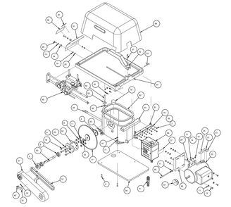 Section 01 Diagram and Parts List for BD10 168787 MK Diamond Circular Saw